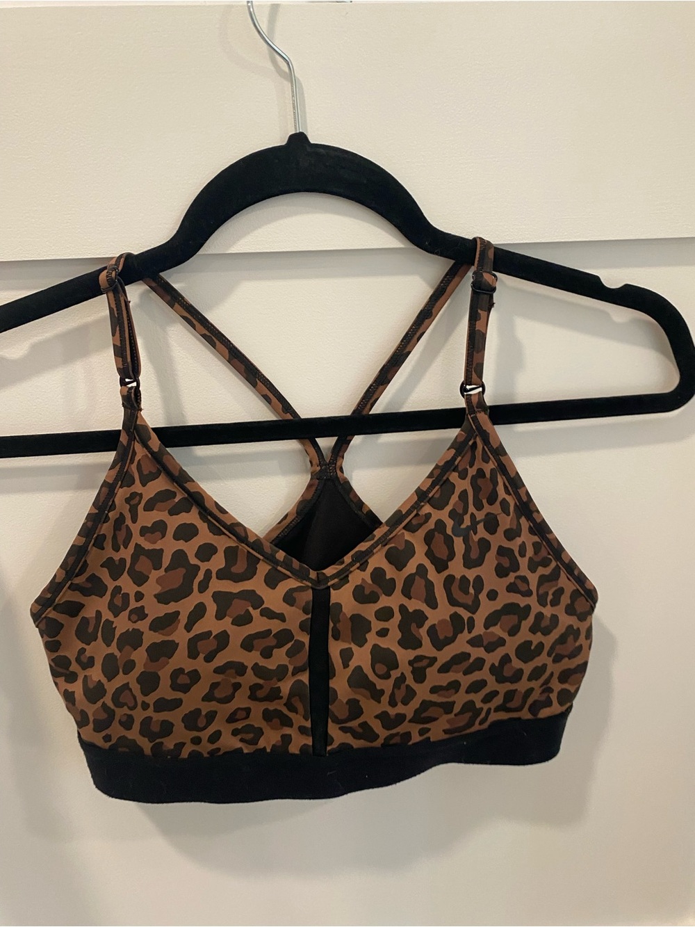 Nike Leopard Print Sports Bra